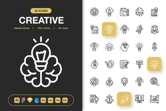 Creative Icons Graphics for Handmade Projects