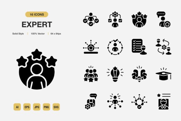 Expert Solid Icons: Clean Graphics for Modern Web Design