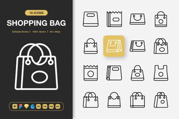 Shopping Bag Icons Review for Embroidery Projects